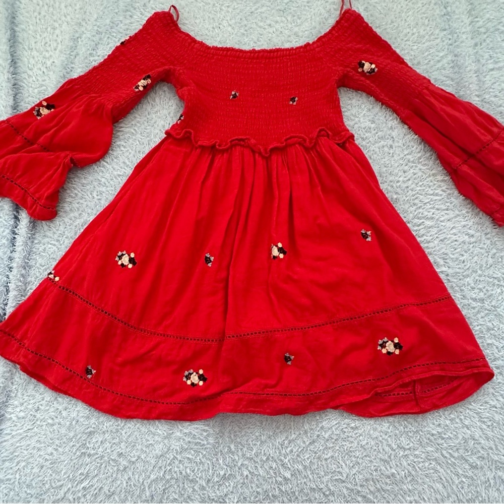 Free People Red Dress